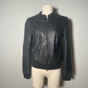 Joes real leather jacket size medium